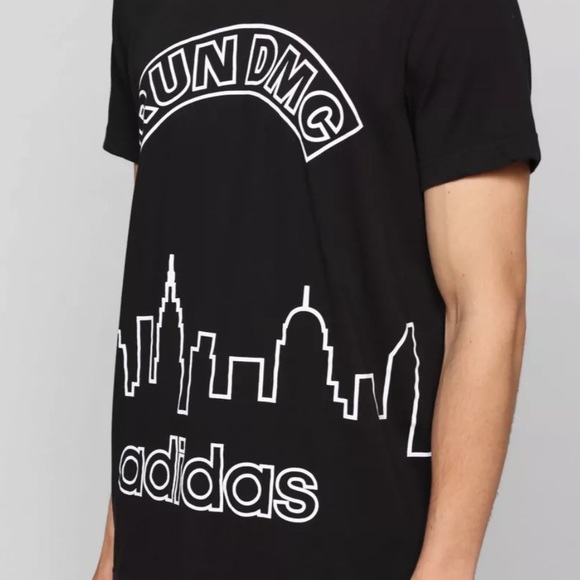 Rare Vintage Adidas Run DMC Graphic Tee - Picture 2 of 6